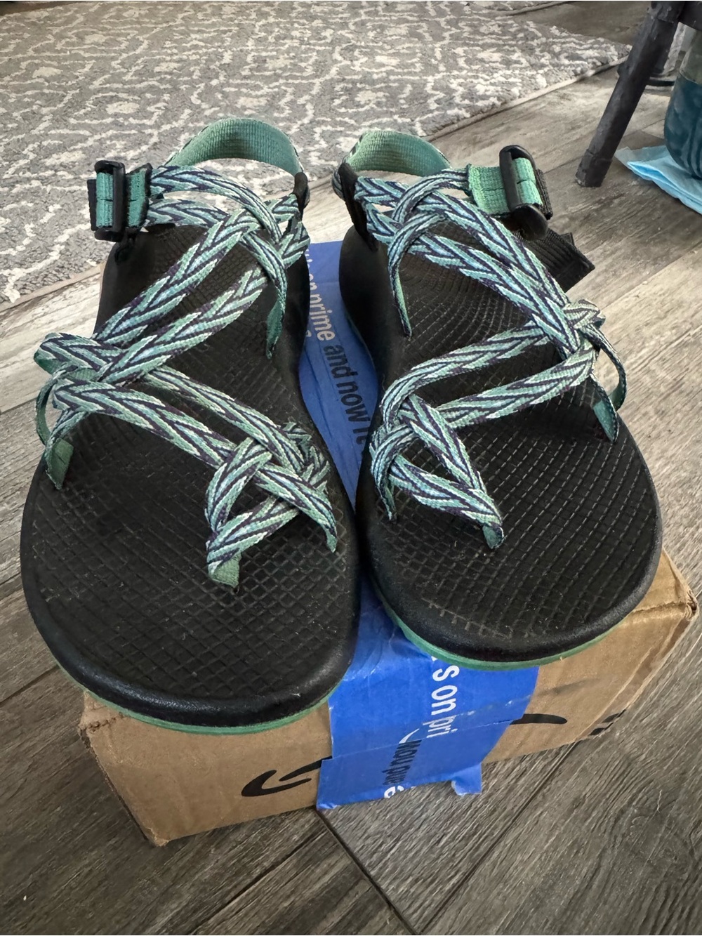 Women's Mega Z/Cloud Wide-Strap Cushioned Sandal size 7
